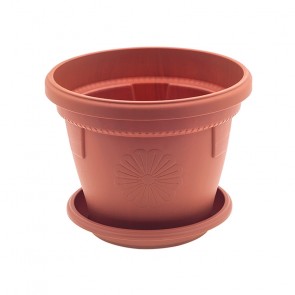 Flower pot Gerber Ø 25 with pad